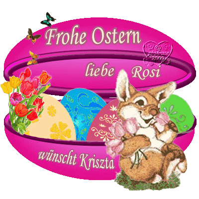 Liebe Kriszta, herzlichen Dank für das schöne Osterei!